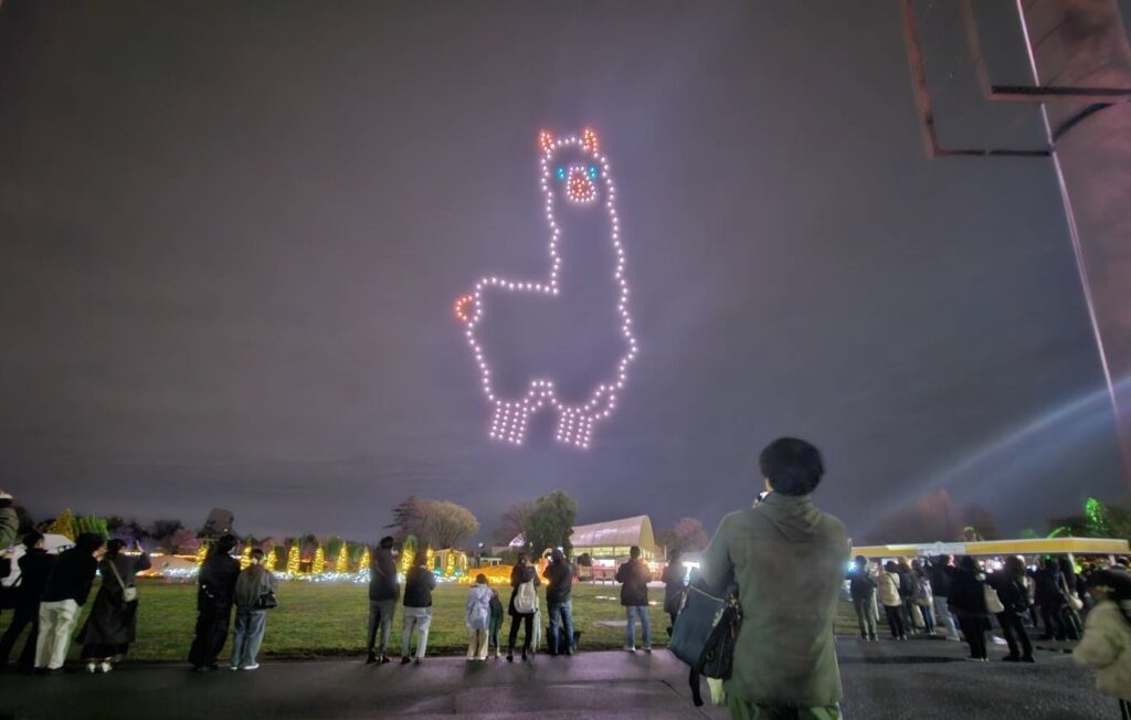 東武動物公園『ドローンショー2025夏』の画像