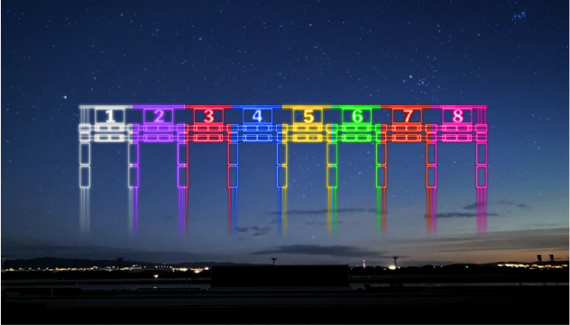 京都競馬場ドローンショーのイメージ画像