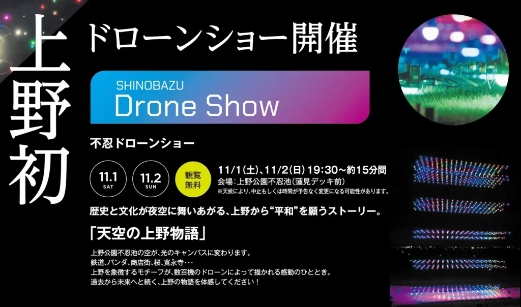 Peace of Light（ピースオブライト）ドローンショーの画像